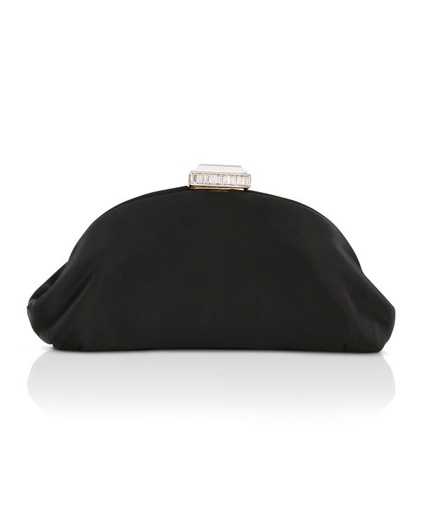 Leia Satin Pouch Clutch