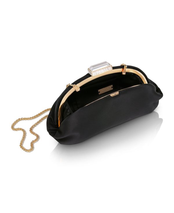 Leia Satin Pouch Clutch - Image 3
