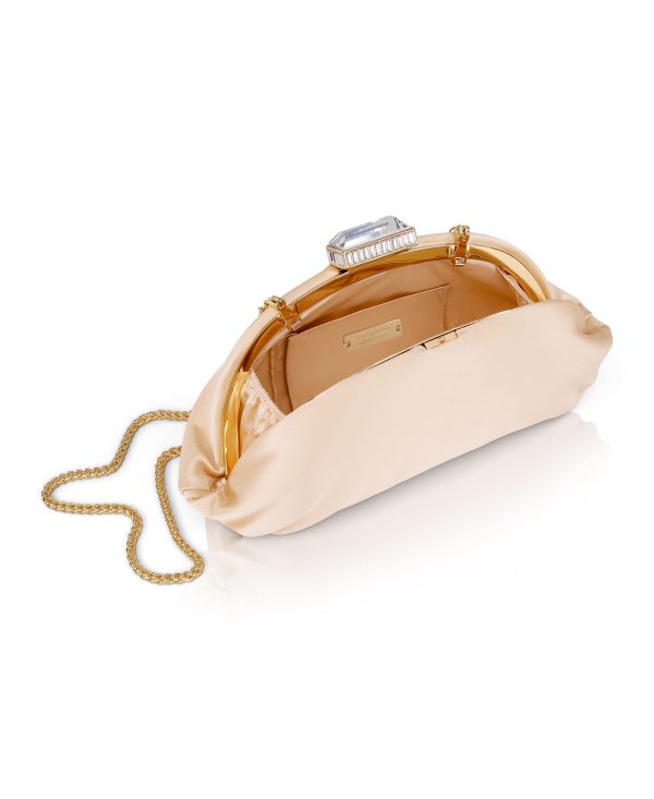 Leia Satin Pouch Clutch - Image 7