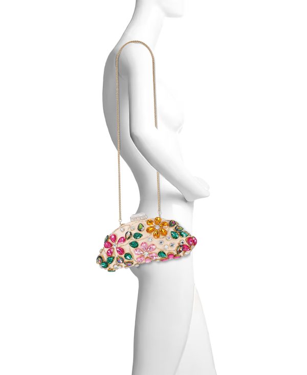 Jem Crystal Floral Clutch - Image 4