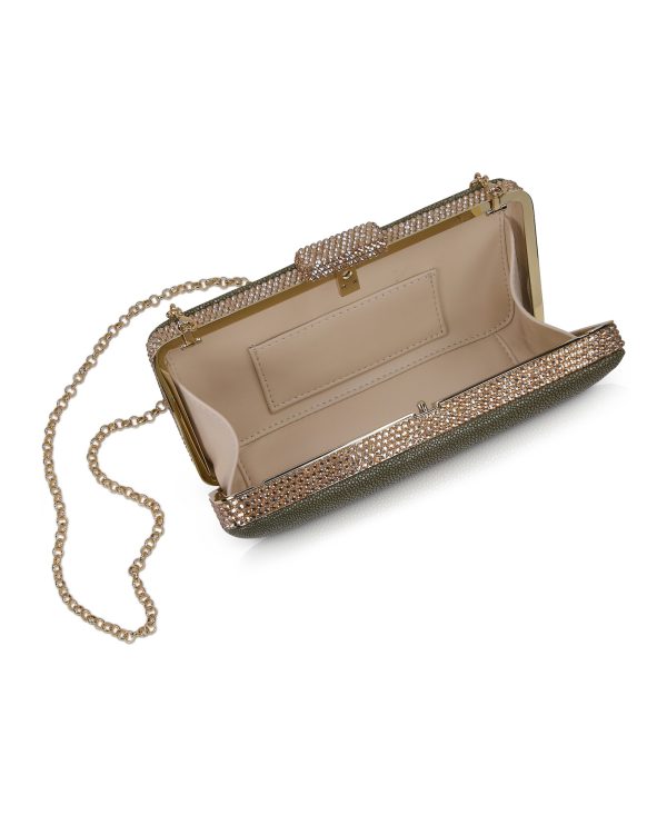 Evelyn Stingray Leather Clutch - Image 4