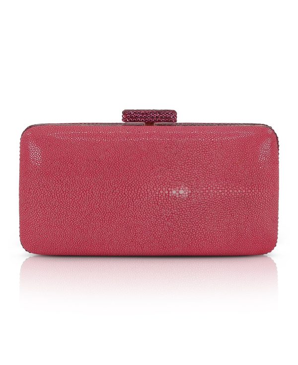Evelyn Stingray Leather Clutch - Image 5