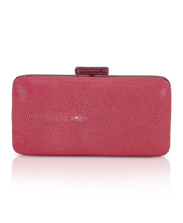 Evelyn Stingray Leather Clutch - Image 7