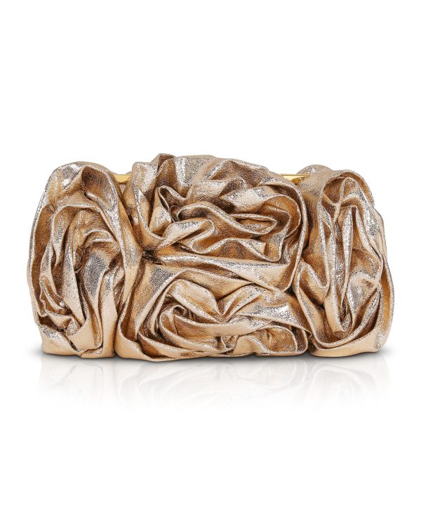 Jett Metallic Pouch Clutch