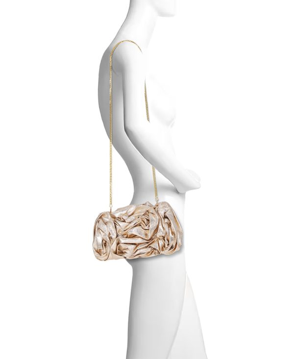 Jett Metallic Pouch Clutch - Image 4