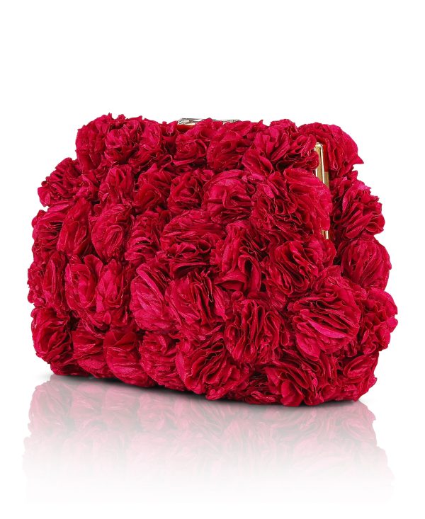 Lulu Rosette Pouch Clutch - Image 2