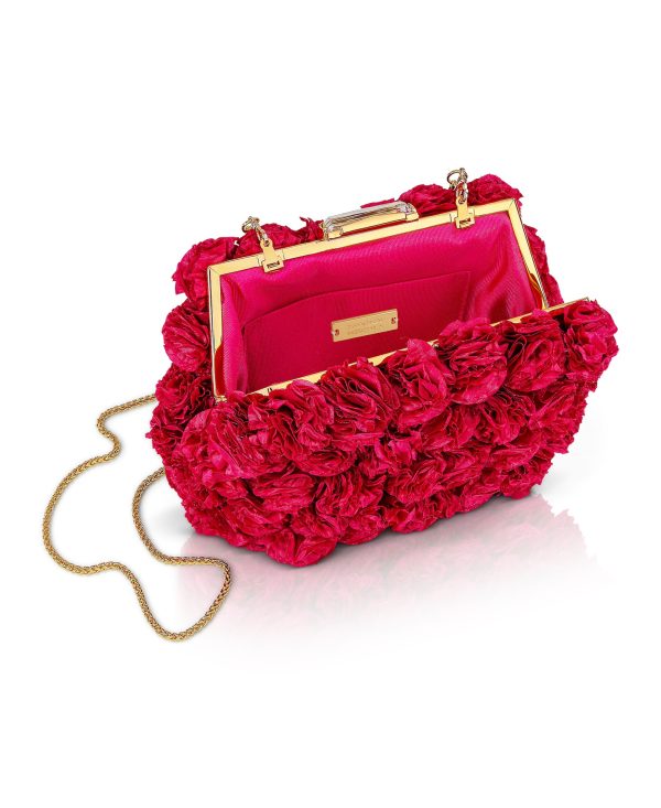 Lulu Rosette Pouch Clutch - Image 3