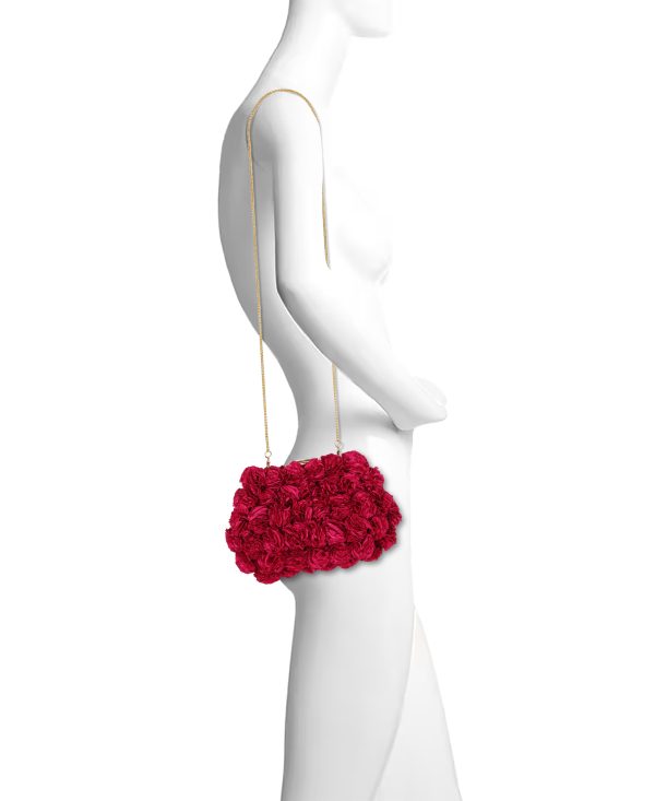 Lulu Rosette Pouch Clutch - Image 4