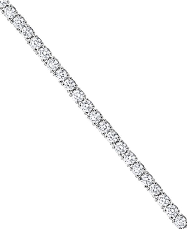 4CTTW Round Cut Diamond Tennis Bracelet - Image 2