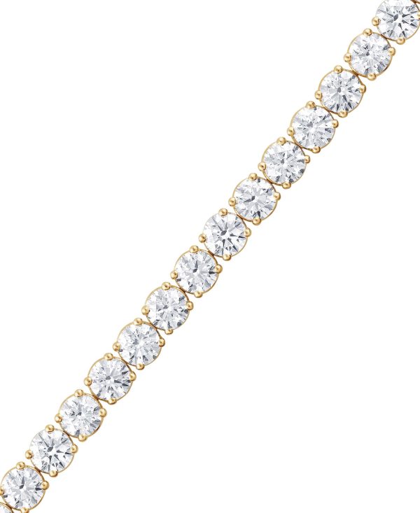 20CTTW Round Cut Diamond Tennis Bracelet - Image 2