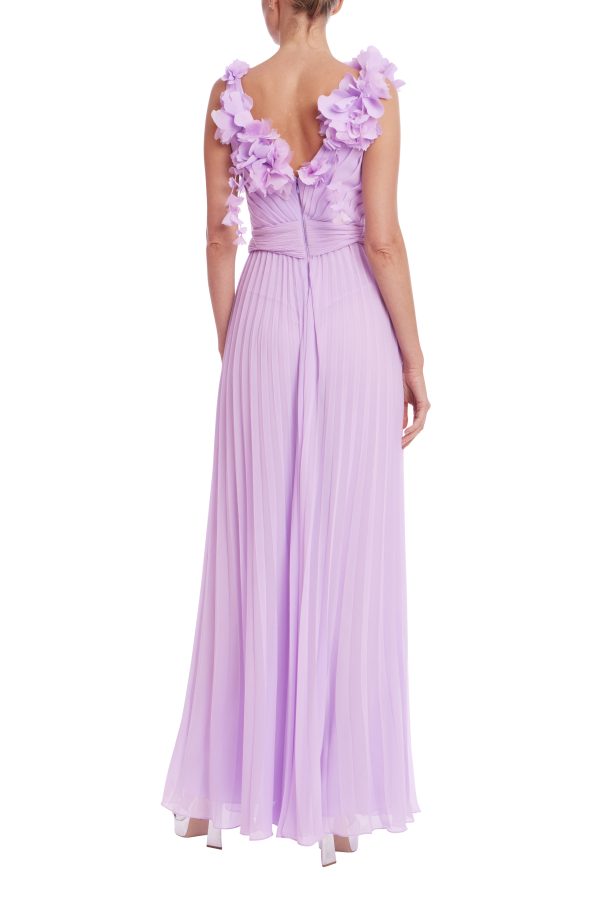Pleated Georgette Jumpsuit - Image 3