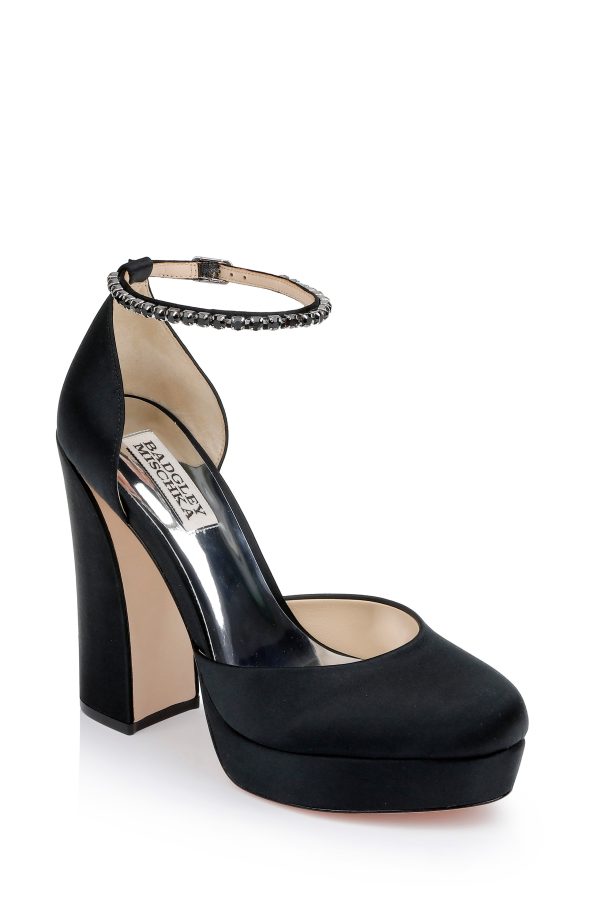 Felixa Platform with Gemstone Ankle Strap