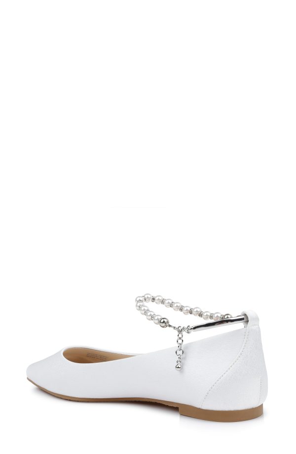 London Pearl Ankle Strap Flats - Image 3