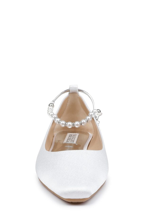 London Pearl Ankle Strap Flats - Image 4