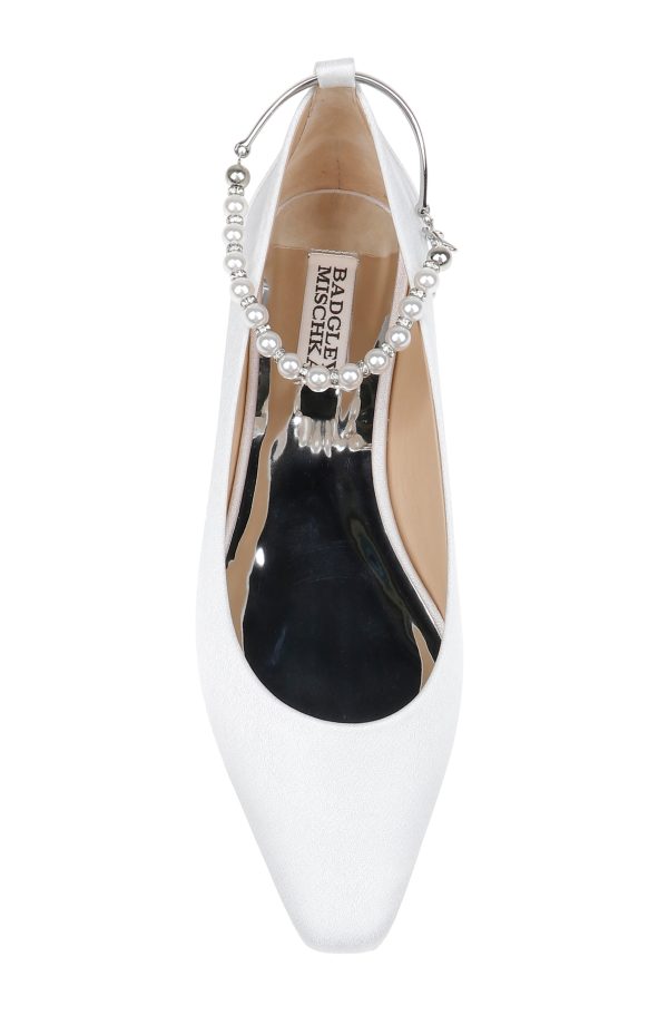 London Pearl Ankle Strap Flats - Image 5