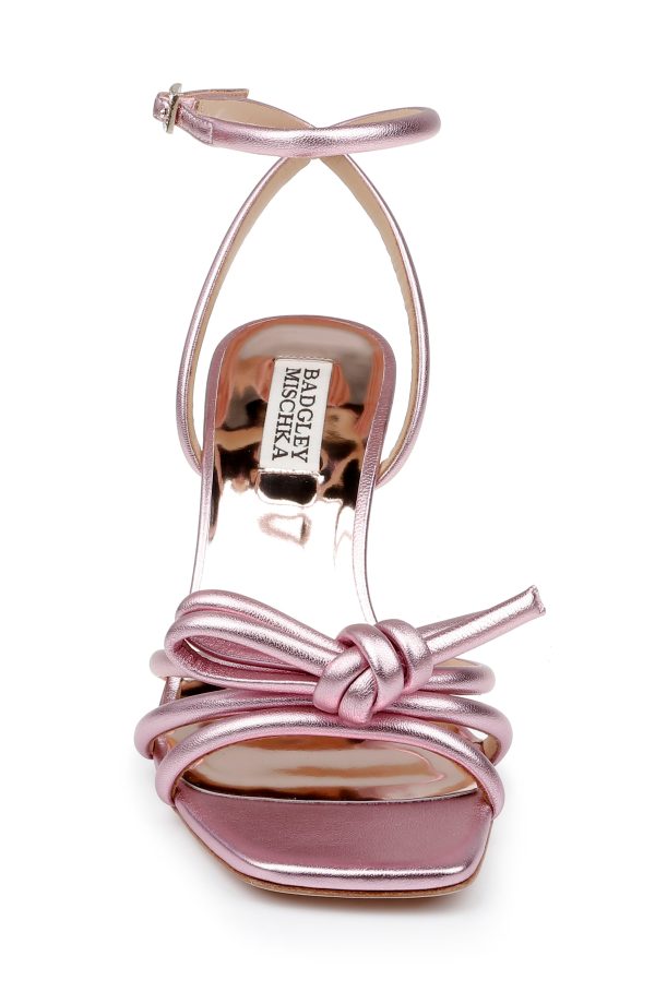 Luciana Knot Detail Wedge Sandal - Image 4