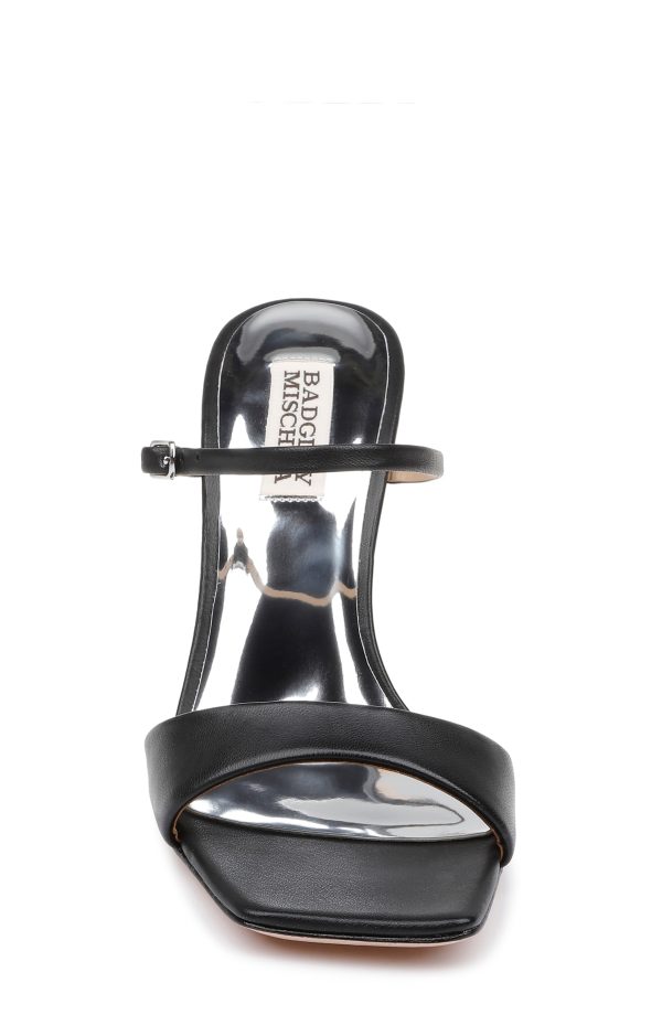 Luna Mule With Sculptural Wedge - Image 4