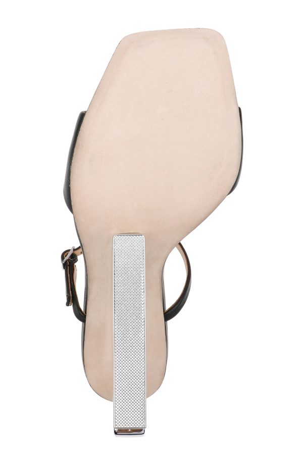 Luna Mule With Sculptural Wedge - Image 6