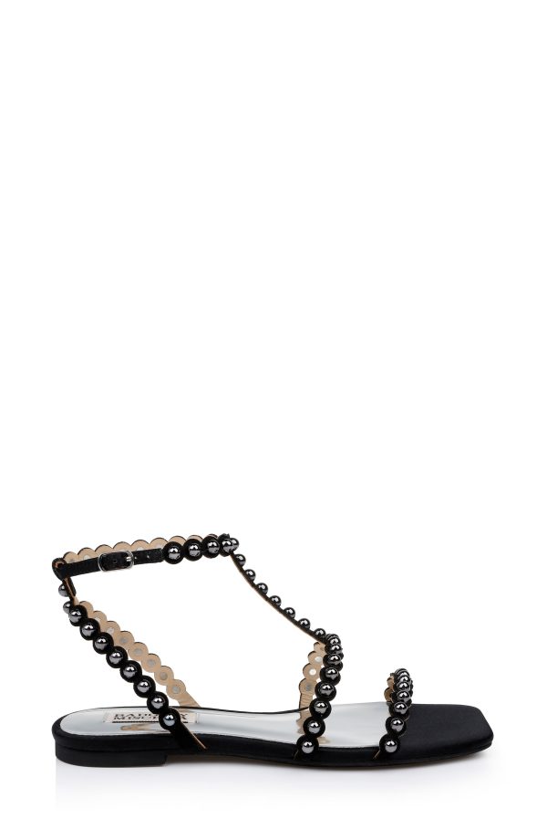 Cami Pearled Gladiator Flat Sandal - Image 2