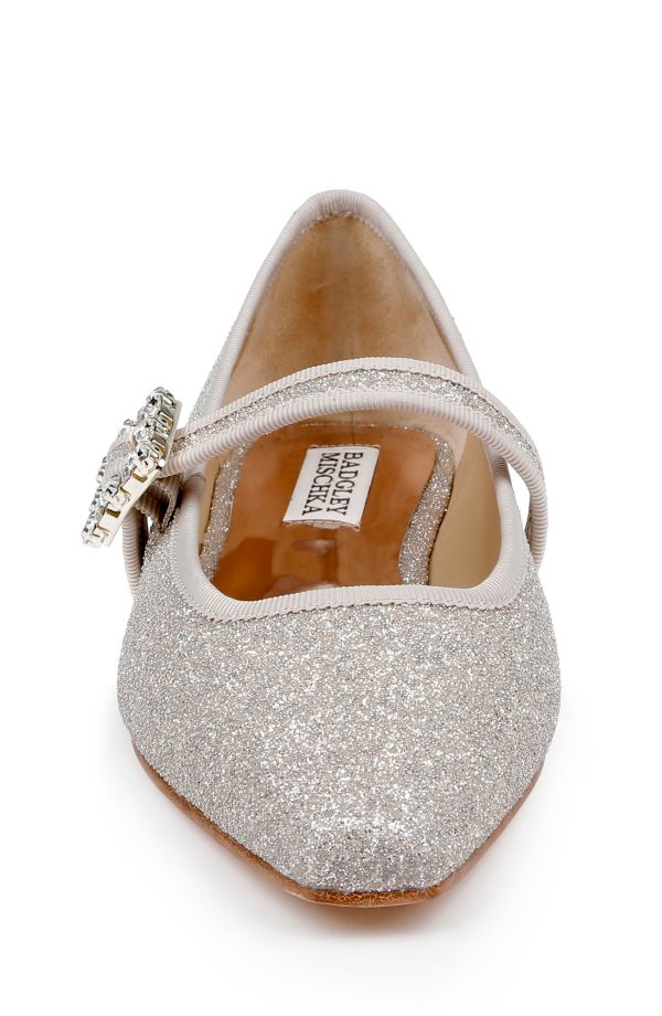 Brystol Ballerina Flats with Crystal Buckle - Image 4