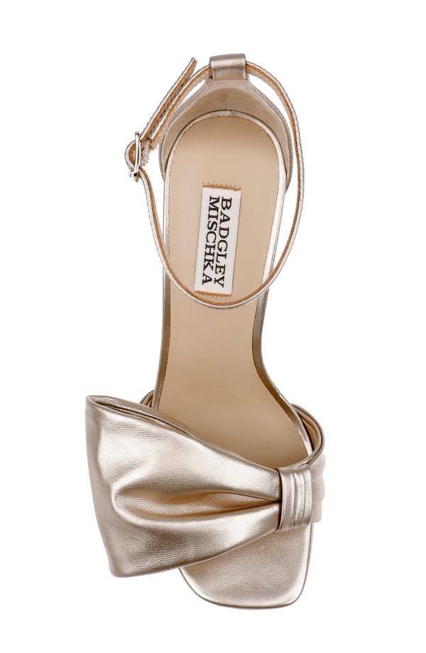 Alora Metallic Platform Sandals - Image 5
