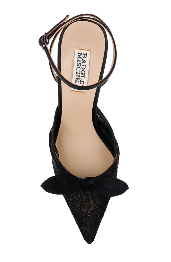 Josie Lace Ankle Strap Pumps - Image 5