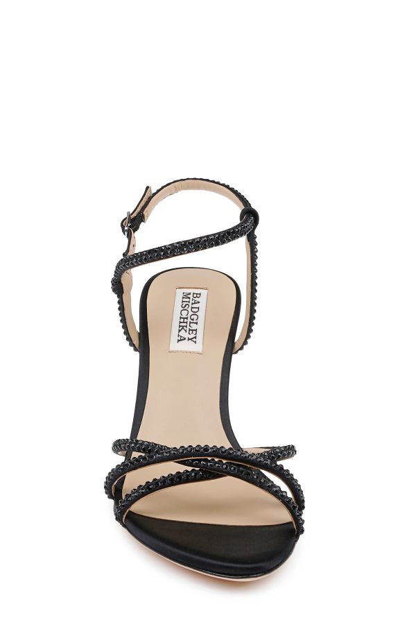 Julietta Satin Stiletto Sandals - Image 4