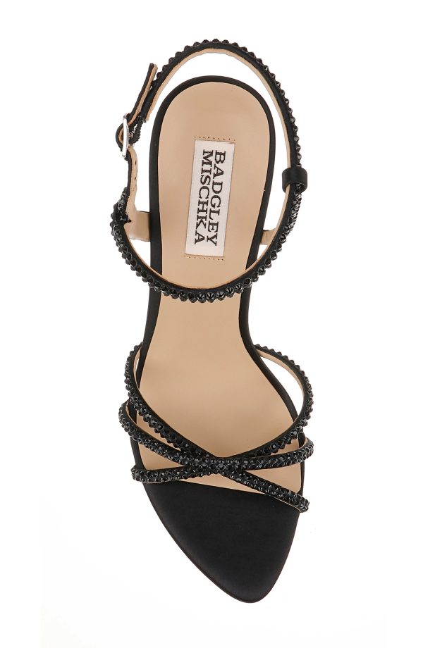 Julietta Satin Stiletto Sandals - Image 5