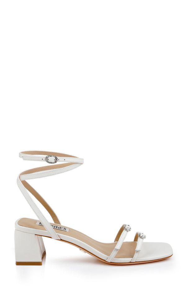 Dania Ankle Strap Low Block Sandals - Image 2