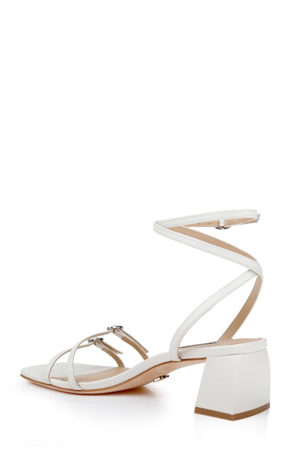 Dania Ankle Strap Low Block Sandals - Image 3