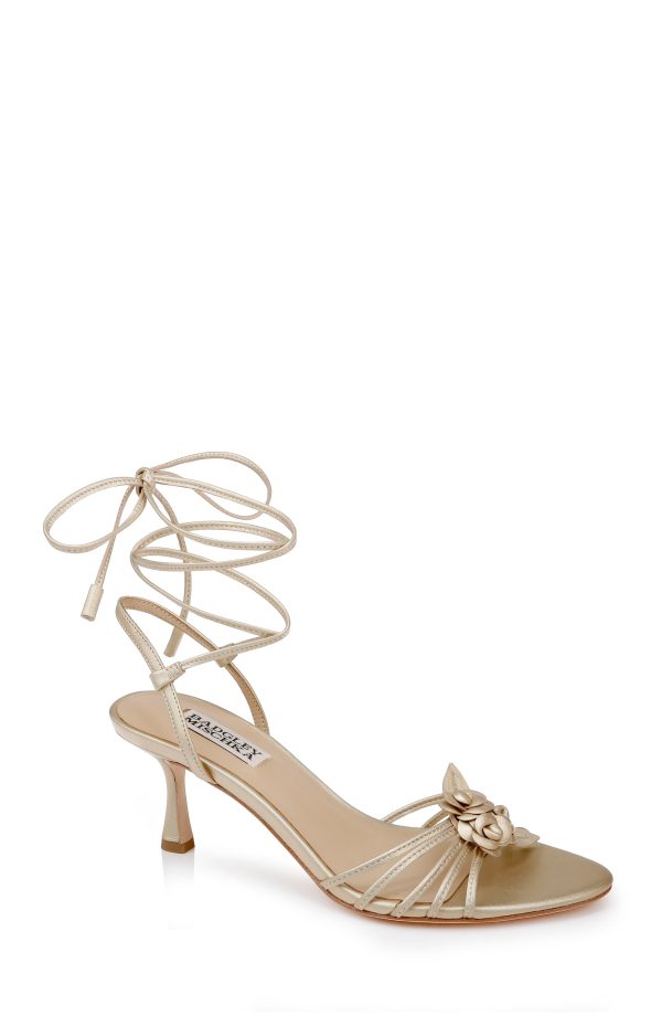 Darlyn Ankle Tie Mid Heel Sandals - Image 7
