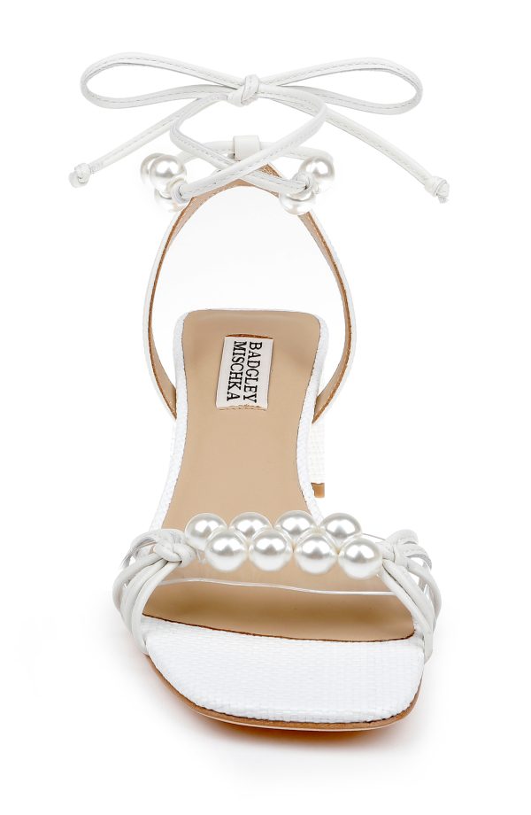 Deja Ankle Tie Low Block Sandals - Image 4
