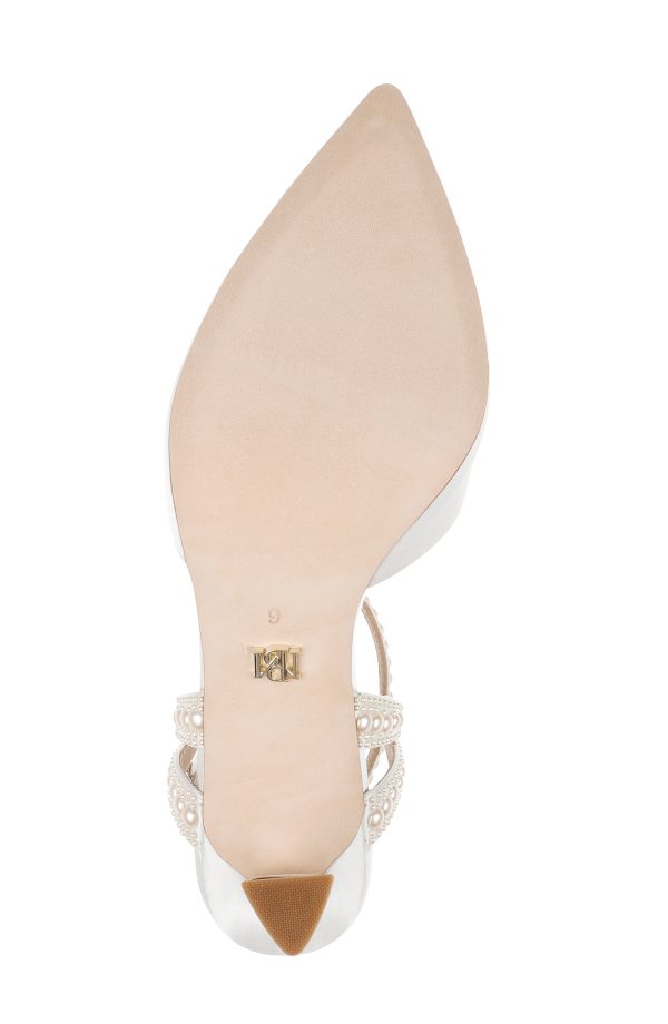 Destinee Pointed Toe Satin Pumps - Image 6