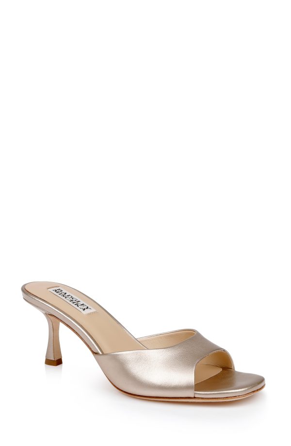 Draya Open Toe Mid Heel Mules
