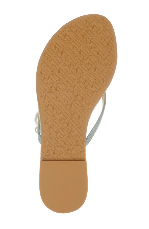 Dyana Pearl Embellished Thong Sandals - Image 6