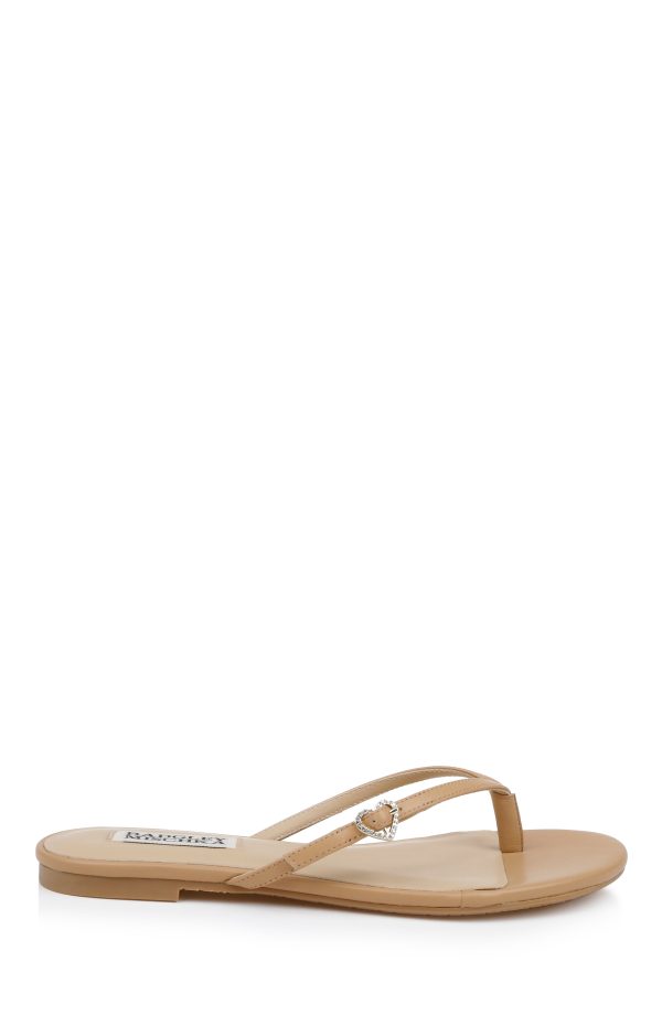 Dynah Leather Thong Sandals - Image 2
