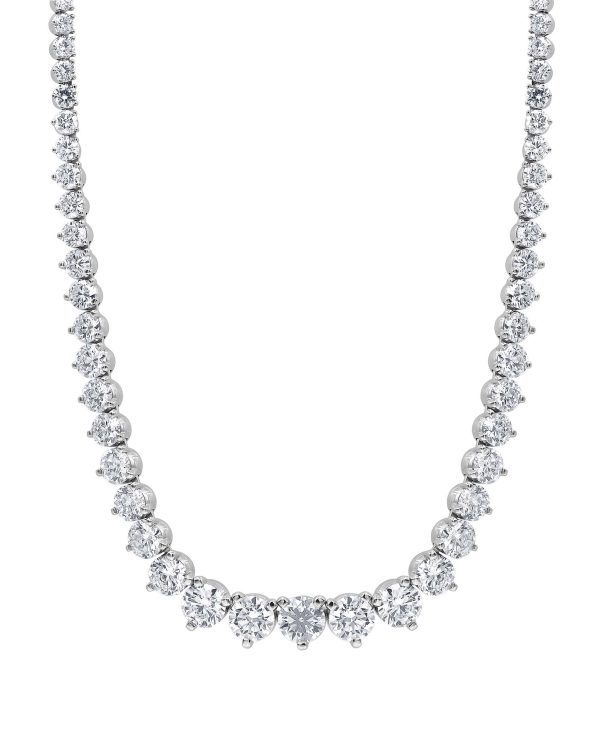 15CTTW Diamond Graduated Collar Necklace