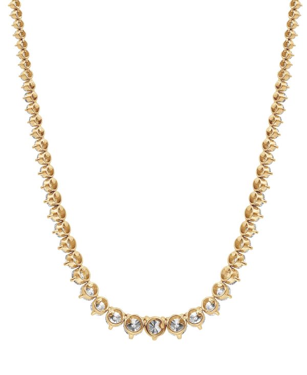 15CTTW Diamond Graduated Collar Necklace - Image 6