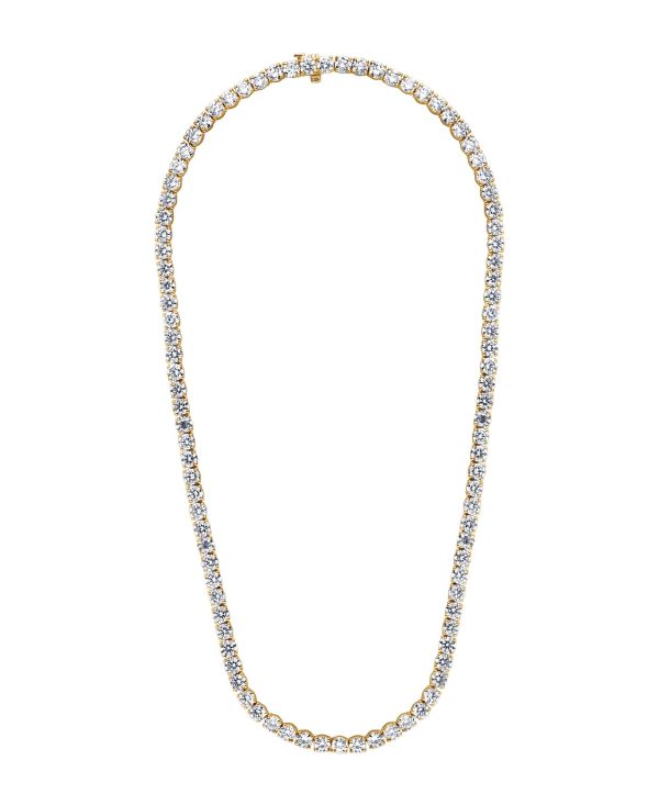 28 1/2CTTW Diamond Tennis Necklace - Image 2