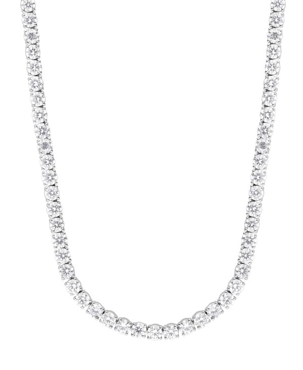 28 1/2CTTW Diamond Tennis Necklace - Image 3