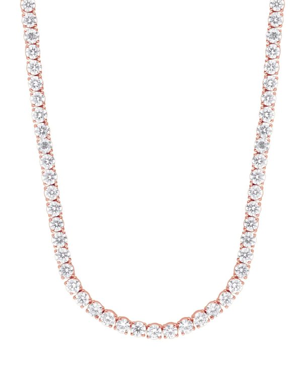 28 1/2CTTW Diamond Tennis Necklace - Image 5