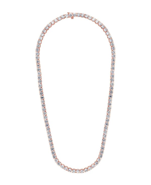 28 1/2CTTW Diamond Tennis Necklace - Image 6