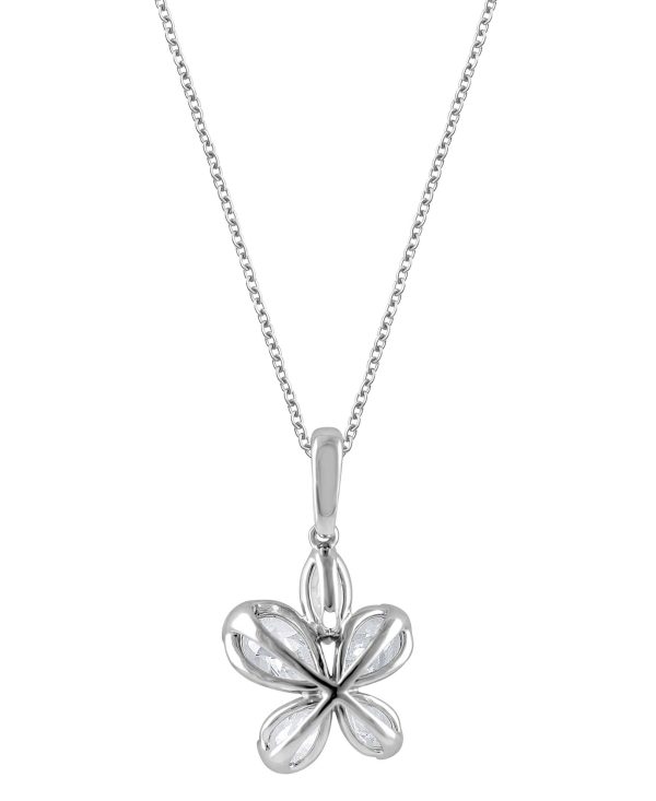 Diamond Butterfly Pendant Necklace - Image 6