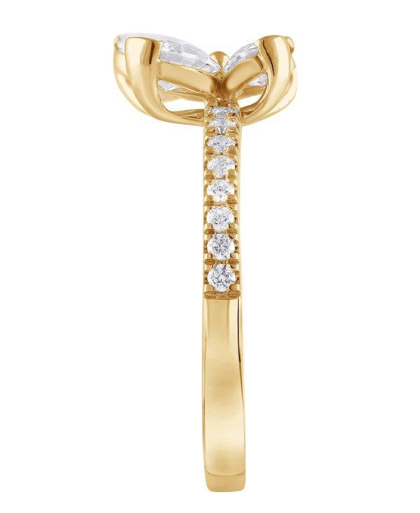 Diamond Butterfly Ring - Image 2