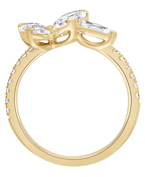 Diamond Butterfly Ring - Image 3