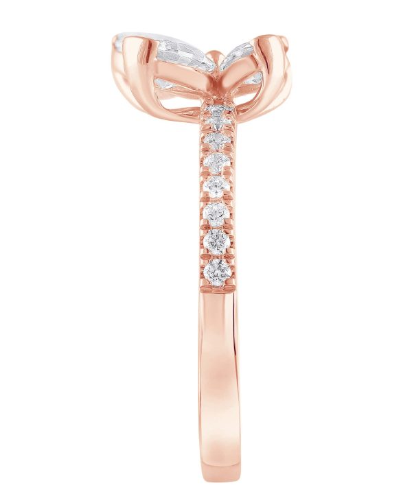Diamond Butterfly Ring - Image 5