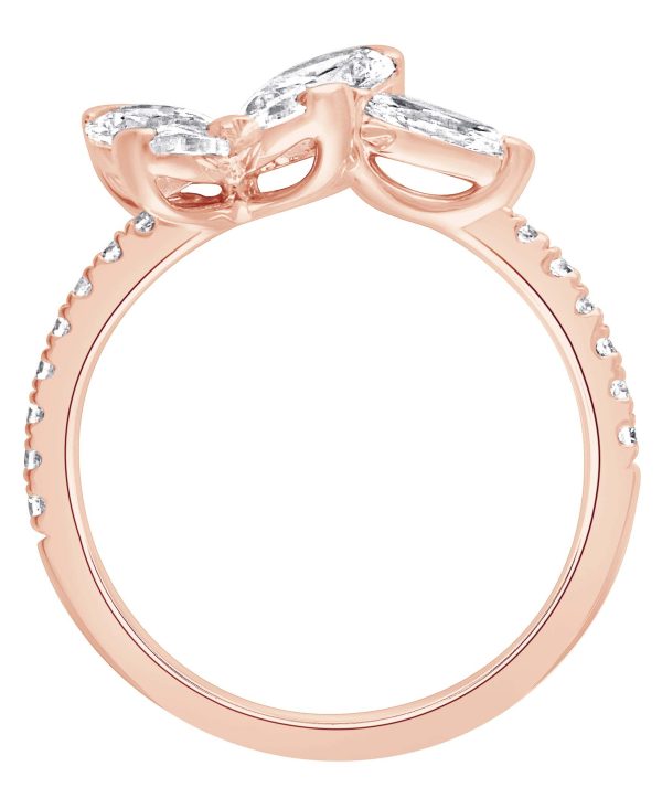 Diamond Butterfly Ring - Image 6