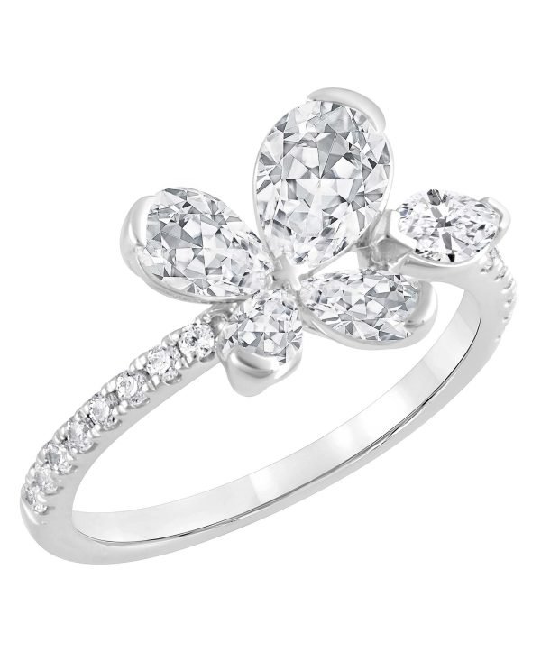 Diamond Butterfly Ring - Image 7